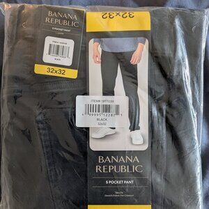 NWT! Men's Banana Republic 5 pocket pants | Black | 32x32